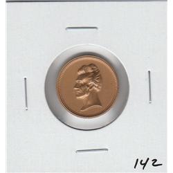 CIVIL WAR TOKEN LINCOLN WASHINGTON 1865s