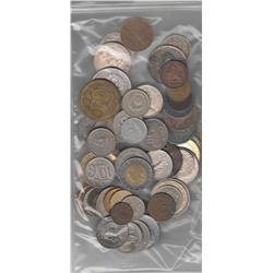 OLDER DATES OF FOREIGN MIXED COINS