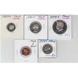 SET OF PROOF COINS