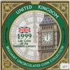 Image 1 : UNITED KINGDOM 1999 BU UNC COIN SET W/ 2 POUND COIN!