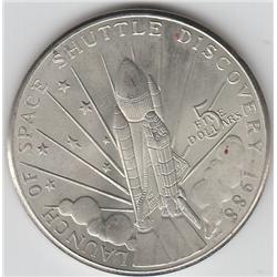 $5 SPACE SHUTTLE COMMEMORATIVE 1988 DISCOVERY