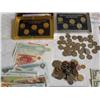 Image 3 : BULK LOT OF COINS CURRENCY AND MORE
