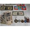 Image 6 : BULK LOT OF COINS CURRENCY AND MORE