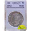 1880 Morgan Silver Dollar MS-66