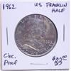 1962 Franklin Silver Half Dollar