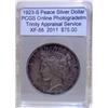1923-S Silver Peace Dollar  XF-55 PCGS w/Appraisal