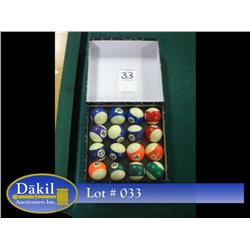 POOL BALLS