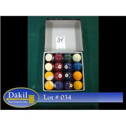 POOL BALLS