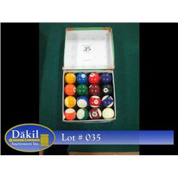 POOL BALLS