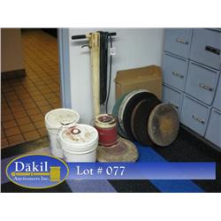 MATADOR BUFFER, BUFFING PADS, SCRUBBING PADS, & FLOOR POLISH