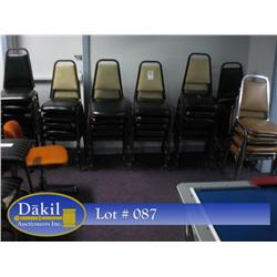 STACKING CHAIRS (X37)
