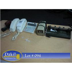 TELEPHONES, PENCIL SHARPENERS, 3 HOLE PUNCH, & CALCULATOR