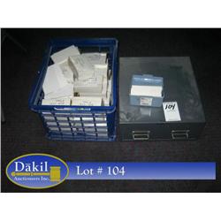 INDEX CARDS W CARD FILE
