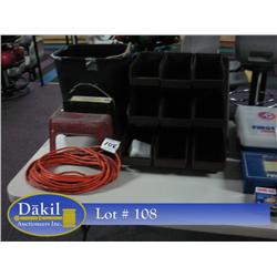 POWER STRIPS, BALLAST, EXTENSION CORD, & ORGANIZER