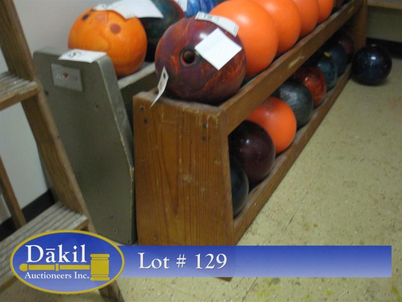 BOWLING BALL RACKS (X3)