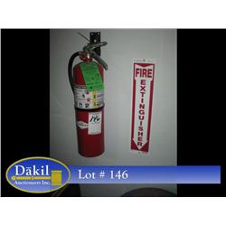FIRE EXTINGUISHER & SIGN