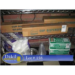 CUP DISPENSERS (X3)