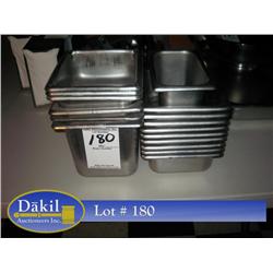 STAINLESS STEEL SAUCE PANS (X16)