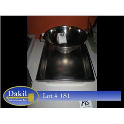 STAINLESS STEEL PAN & STRAINER