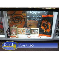 OKLAHOMA STATE PICTURES, POSTER, SIGNS, & FLAG (X10)