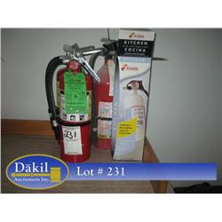 FIRE EXTINGUISHERS (X4)