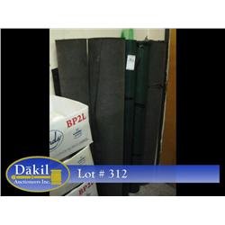 ROLLS OF RUBBER MATTING