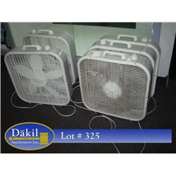 BOX FANS (X5)