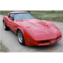 1981 CHEVY CORVETTE, T-TOPS 91k MILES, NEW MOTOR W/AROUND 20K MILES, NEW TIRES, NEW BRAKES