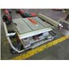 Image 1 : Ridgid table saw w/ Ridgid 2 wheel work stand