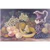 Image 2 : O/C Still Life Painting of Fruit, Ca. 1870