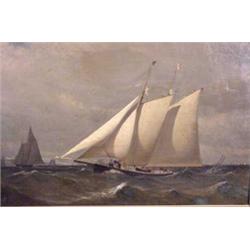 "A. Cary Smith" Signed O/B of Sailing Ship