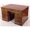 Image 1 : Leather Top Partner's Desk, Ca. 1840