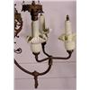 Image 2 : 12 Light Gas/Electric Chandelier, Ca. 1880