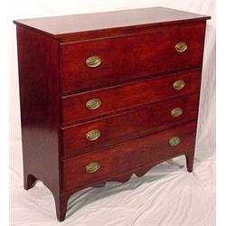 4-Drawer Federal Chest, Ca. 1800