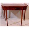 Image 1 : Ca. 1790 Inlaid Mahogany Federal Game Table