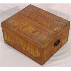 Grain Painted Box, Ca. 1850