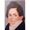 Image 2 : Small Folk Art Portrait, Ca. 1830
