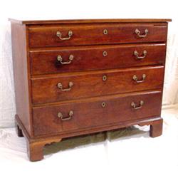 "William Rigby" Rare & Important 4-Drawer Chest, Ca. 1790