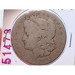 RARE DATE 1894-S Morgan Dollar,G, Clear date and MM