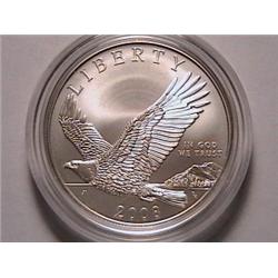 2008 Bald Eagle Silver Dollar Gem BU
