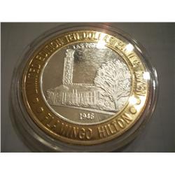.999 Fine Silver Flamingo Ltd Edition Casino Token