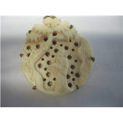 Antique Genuine Ivory Pendant