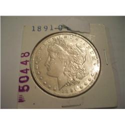 1891-O Morgan Silver Dollar