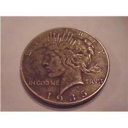 1935 Peace Dollar