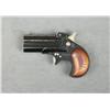 Image 2 : Davis Industries O/U Derringer Model D, .32  cal., 2-1/4” barrels, black finish, smooth  wood grips,