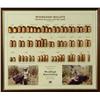 Image 1 : Framed bullet board entitled “Woodleigh  Bullets’ Premium Bullets for Big Game, Third  Edition by Wo
