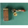 Image 2 : Lot of two misc. items including a nicely  accomplished flintlock powder tester in fine  condition a
