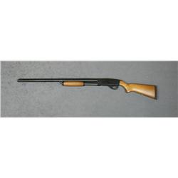 Stevens Model 67, Series E pump shotgun, 12  gauge, 28” ventilated rib barrel, black  finish, wood s