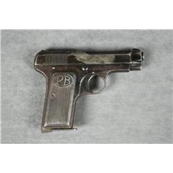 Beretta Model 1923 semi-auto pistol, 7.65mm  cal., 3” barrel, blue finish, correct grips,  #215104.
