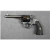 Image 1 : Colt Police Positive Model DA revolver, .32  Police cal., 4” barrel, blue finish,  checkered hard ru